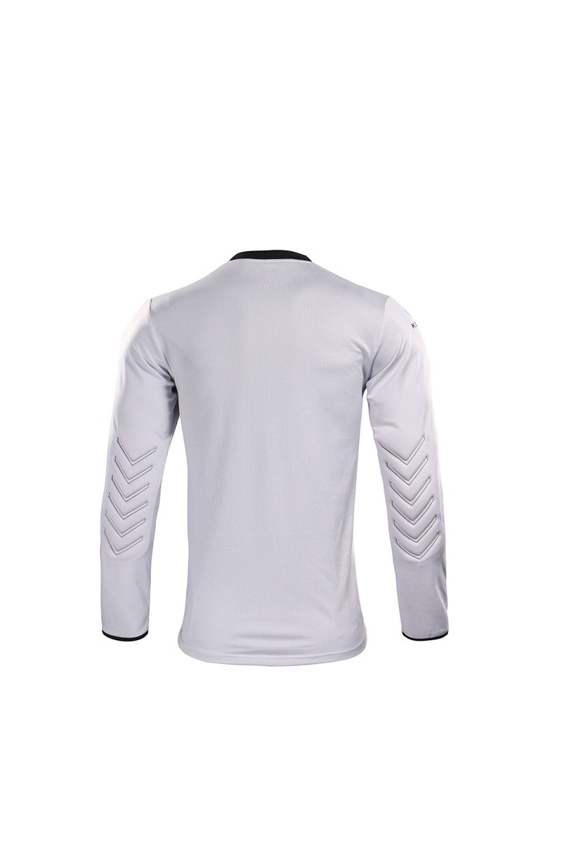 KELME Soccer Goalkeeper Jersey Uniform Kit - Mens Padded Football Goalie Jersey - Padded Shirt, Shorts and Socks Kids and Adult Sizes (Kids 6, Gray) - Image 2